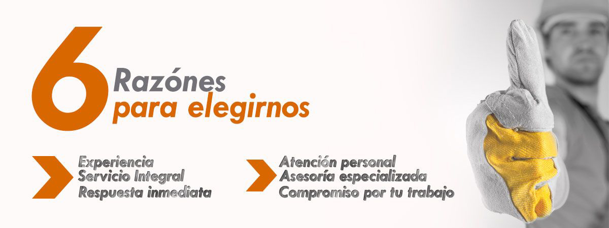 6 razones para elegirnos